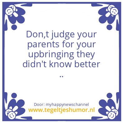 Tegeltje: it’s your job..