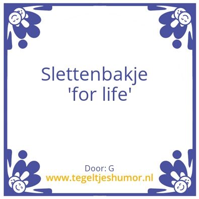 Tegeltje: P