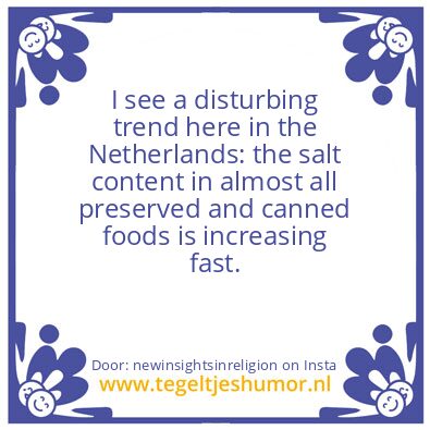 Tegeltje: I see a disturbing trend