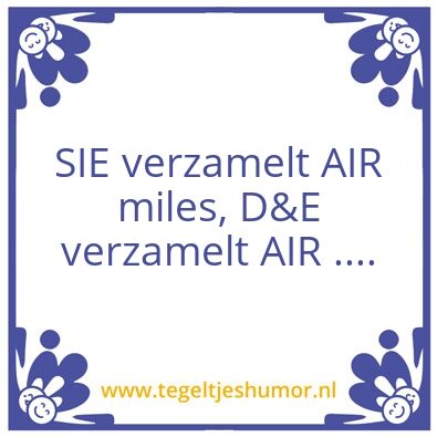 Tegeltje: Tja