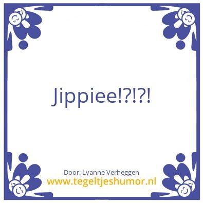 Tegeltje: bart