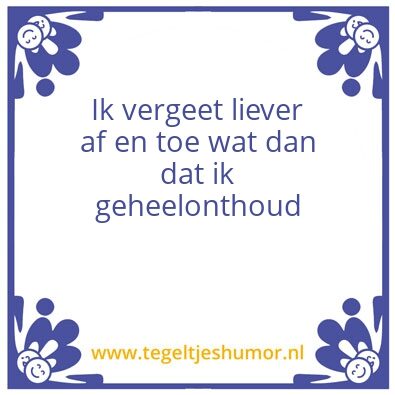 Tegeltje: Harms wijsheid