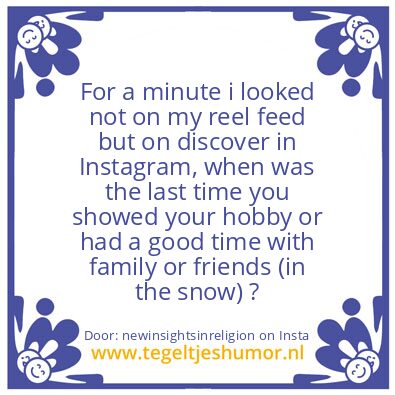 Tegeltje: discover in Instagram,