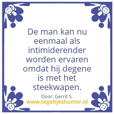 Tegeltje: Ik ben Gerrit.