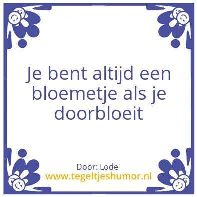 Tegeltje: pensioen