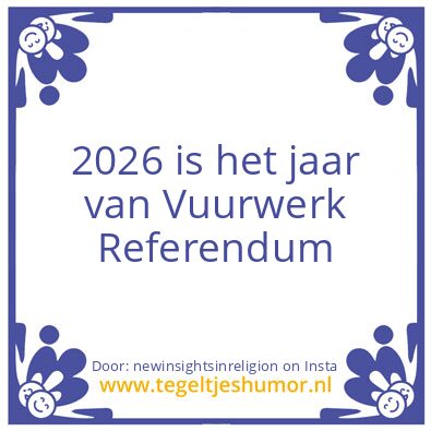 Tegeltje: Referendum
