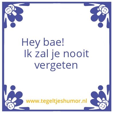 Tegeltje: Gestoorde vriendschap