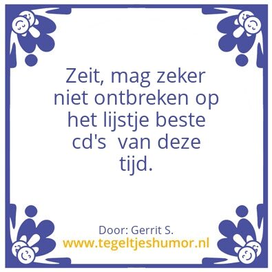 Tegeltje: Ik ben Gerrit.