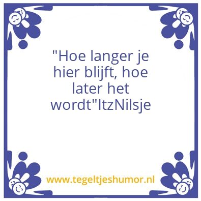 Tegeltje: ItzNilsje