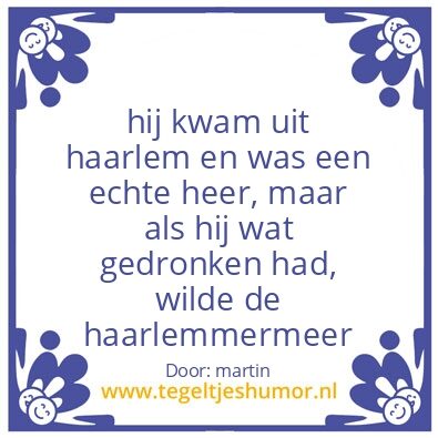 Tegeltje: martin