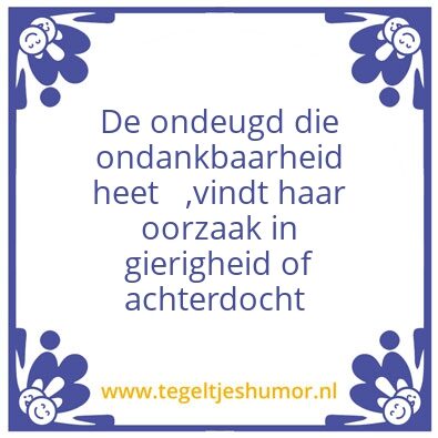 Tegeltje: De waarheid