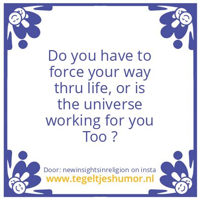 Tegeltje: the Way I See It !