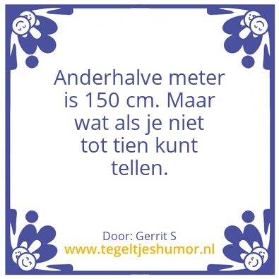 Tegeltje: Ik ben Gerrit