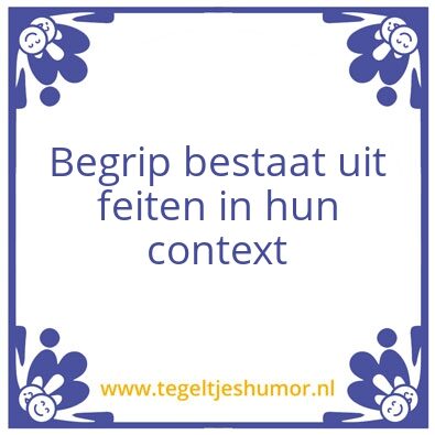 Tegeltje: Begrip