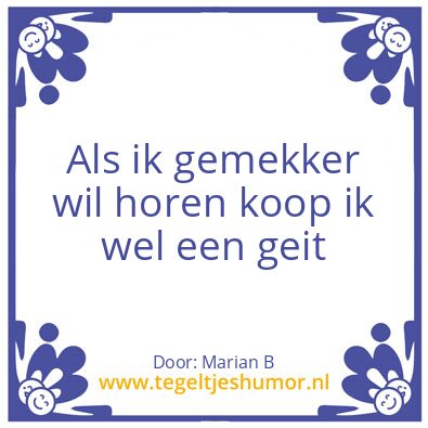 Tegeltje: Marian Borg