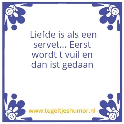 Tegeltje: liefde