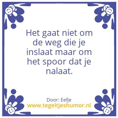 Tegeltje: Tegeltje