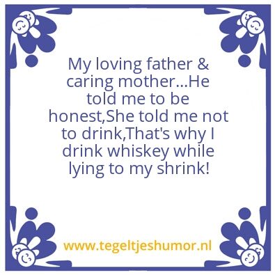 Tegeltje: Loving parents