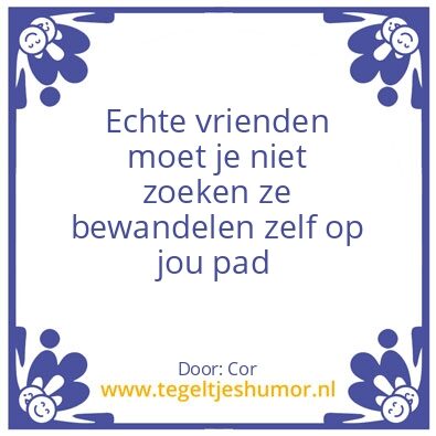 Tegeltje: Cor