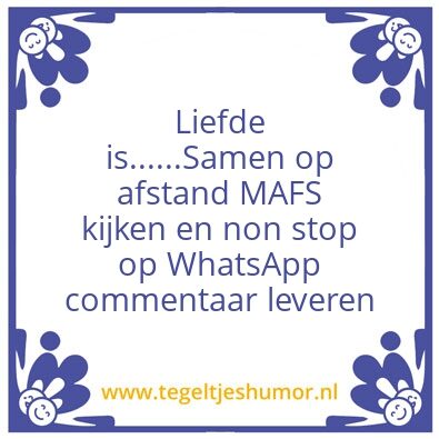 Tegeltje: Mafs