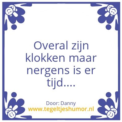 Tegeltje: Tegel