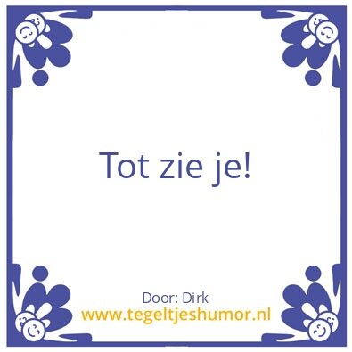 Tegeltje: Jhon