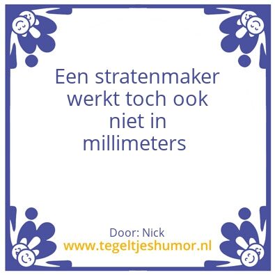 Tegeltje: Drank