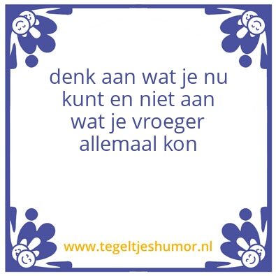 Tegeltje: zelfredzaamheid