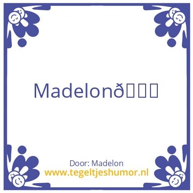 Tegeltje: ðŸ˜˜