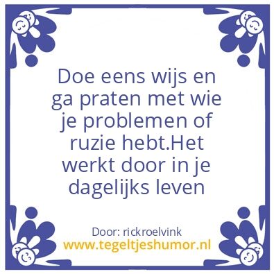 Tegeltje: Wijsheid