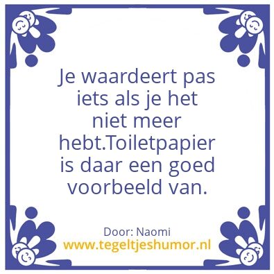 Tegeltje: Spreuk