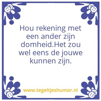 Tegeltje: test