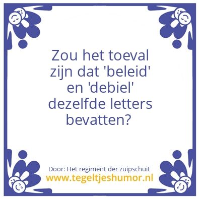 Tegeltje: Het reginent der zuipschuit