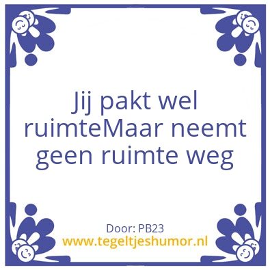 Tegeltje: Niels