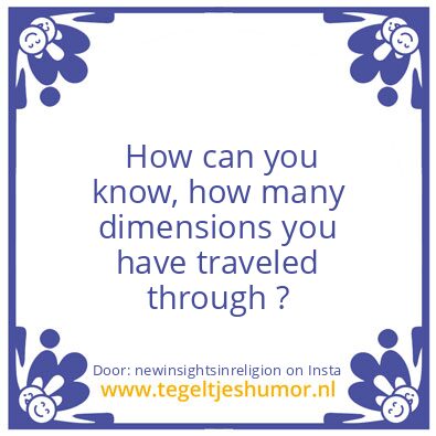 Tegeltje: Dimensions …