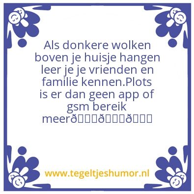 Tegeltje: Problemen