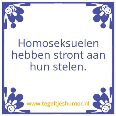 Tegeltje: Stelen