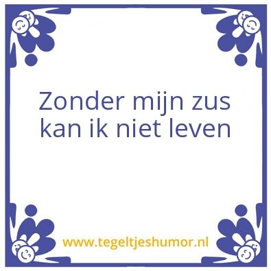 Tegeltje: Lalala