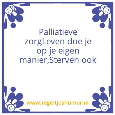Tegeltje: Zorg