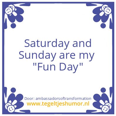 Tegeltje: our lives