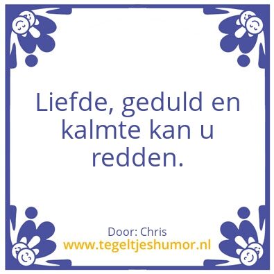 Tegeltje: Chris