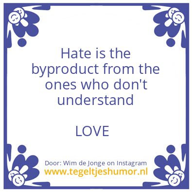 Tegeltje: the byproduct