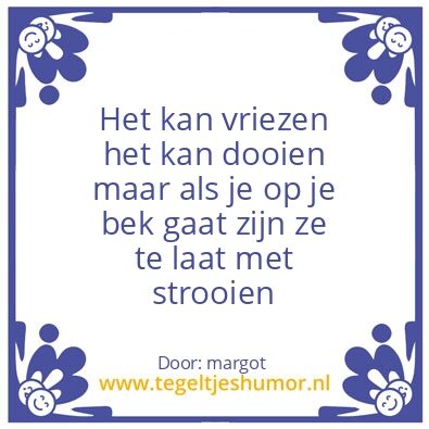 Tegeltje: margot