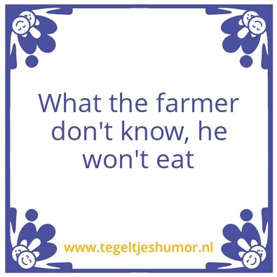 Tegeltje: Farmer