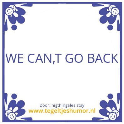 Tegeltje: analog optical internet