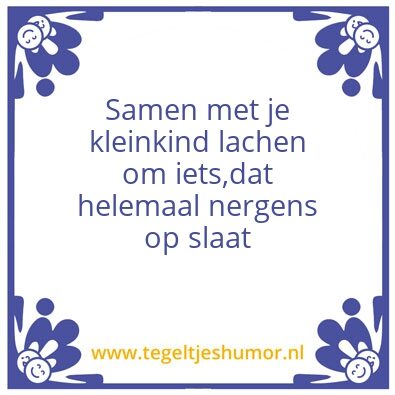 Tegeltje: Geluk