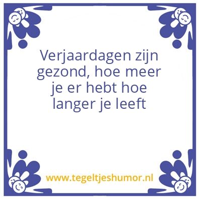 Tegeltje: Leven