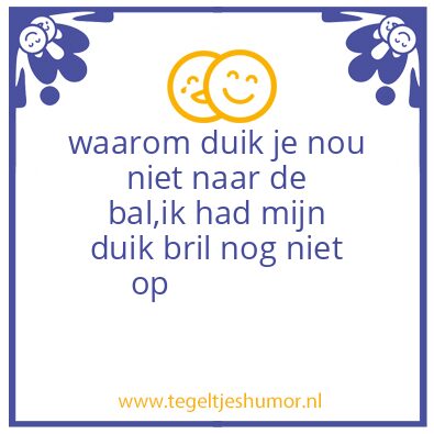 Tegeltje: de duiker