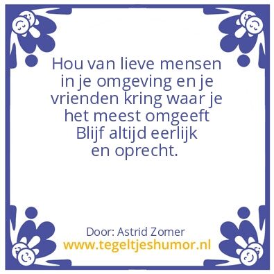 Tegeltje: Liefde