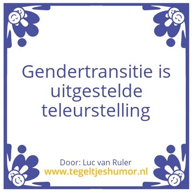Tegeltje: …